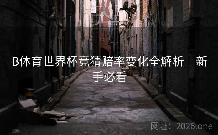 B体育世界杯竞猜赔率变化全解析｜新手必看