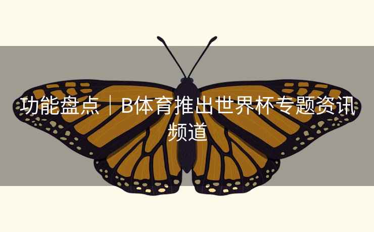 功能盘点｜B体育推出世界杯专题资讯频道