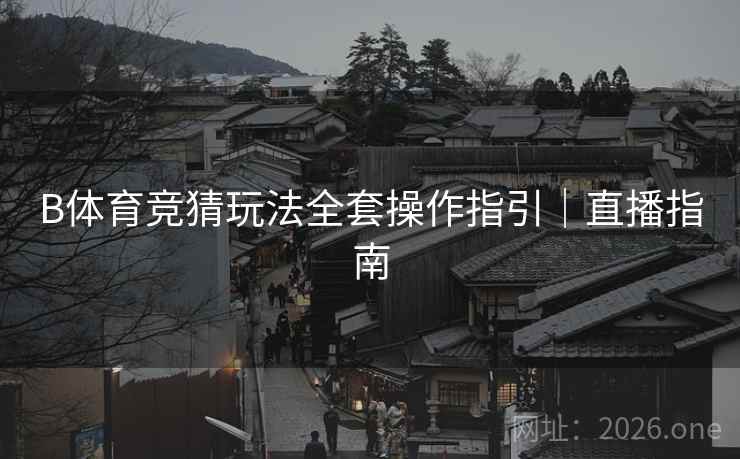 B体育竞猜玩法全套操作指引｜直播指南