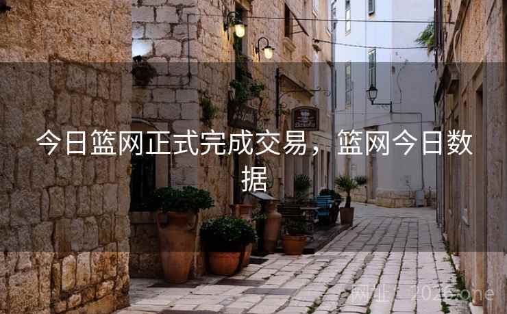今日篮网正式完成交易，篮网今日数据
