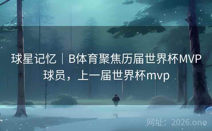 球星记忆｜B体育聚焦历届世界杯MVP球员，上一届世界杯mvp