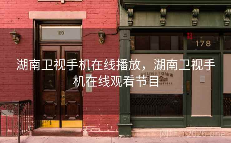 湖南卫视手机在线播放，湖南卫视手机在线观看节目